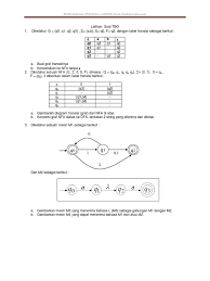 Contoh soal teori bahasa automata 1. Contoh Soal Materi Penggabungan Nfa Jawabanku Id