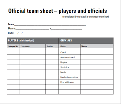 Score sheet template a score sheet is used by people to keep record of the scores during a match, a game, a test or an exam. Free 11 Football Score Sheet Templates In Google Docs Ms Word Pages Google Sheets