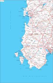 Storia, cultura, spiagge, cibo, a oristano non manca niente. Cartina Stradale Sardegna Mappa Sardegna Oristano