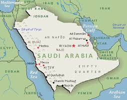 Saudi arabia is a kingdom which geographically dominates the arabian peninsula. K S A Map