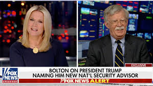 Fox news is an american cable & satellite news television channel in the ownership of fox entertainment group, a subsidiary in the rights of 21st century fox. John Bolton Fresh From Fox News Joins The Trump Cast The New York Times