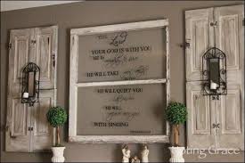 Easy Diy Farmhouse Decor On A Budget Old Window Frames Painting Shutters Painted Window Frames
