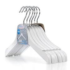 Maybe you would like to learn more about one of these? Hangerworld 6 Childrens 30cm White Wooden Top Coat Baby Toddler Clothes Hangers With Shoulder Notches Buy Online In Angola At Angola Desertcart Com Productid 52213129