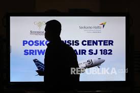 Pesawat sriwijaya air hilang kontak di kawasan kepulauan seribu, jakarta, sabtu (9/1/2021). Vne1qbjdstgapm