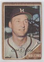 Frank Bolling Baseball Cards