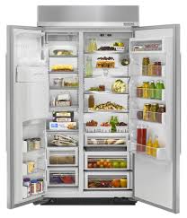 Check spelling or type a new query. Kbsd602ess Kitchenaid 25 0 Cu Ft 42 Inch Width Built In Side By Side Refrigerator With Printshield Finish Stainless Steel With Printshield Finish Stainless Steel With Printshield Tm Finish Manuel Joseph Appliance Center