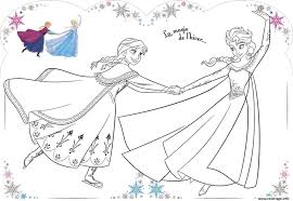 Tous nos dessins respectent l'éthique et le droit d'auteur : Coloriage La Magie De Lhiver Elsa Et Anna Dessin Elsa A Imprimer