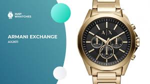 Update your style by shopping the men's and women's collections of clothing and accessories. Slick Armani Exchange Ax2611 Watches For Men Full Specs Detailed Review In 360 Prices Youtube