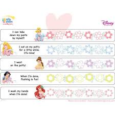 Diy Princess Potty Chart Printable Potty Training Reward