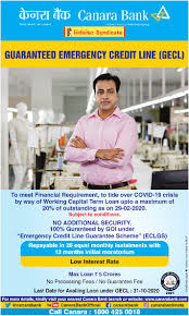 Sign in using your netbanking userid and password. Canara Bank On Twitter Guaranteedemergencycreditline Gecl To Meet Financial Requirement To Tide Over Covid 19 Crisis By Way Of Workingcapitaltermloan Upto A Maximum Of 20 Of Outstanding As On 29 02 2020 Canarabank Syndicatebank Msme