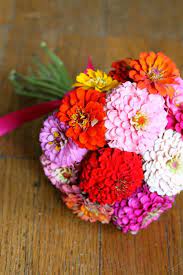 Summer Bouquets Zinnia Wedding Bouquet Zinnia Bouquet Zinnia Flowers