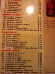 restaurant china town muri bei bern chinese restaurant menu and reviews
