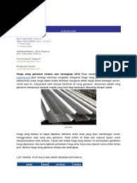 Pos tentang daftar harga genteng beton mutiara 2016 yang ditulis oleh sukses mandiri teknik. Daftar Bahan Atap Multi Roof Galvanize Serba Serbi Pdf