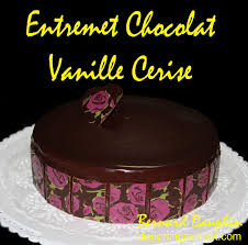 Entremet Chocolat Vanille Cerise Le Blog De Bernard Dauphin Entremet Chocolat Chocolat Vanille Recette Chocolat