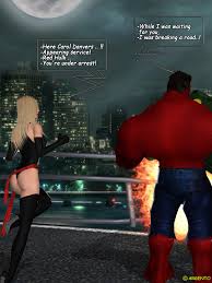 Ms. Marvel -The Return of Red Hulk - Porn Cartoon Comics
