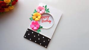 Whether you go hard copy or electronic, there's no charge from us, ever. Beautiful Handmade Birthday Card Idea Diy Greeting Cards For Birthday Youtube Card Design Handmade Happy Birthday Cards Handmade Handmade Birthday Cards