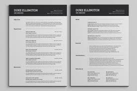 Two Pages Classic Resume Cv Template Unique Resume Template Resume Template Word Resume Template Free