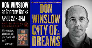 City On Fire: Charter Books to host a book signing with Author Don Winslow  on April 22 - What's Up Newp