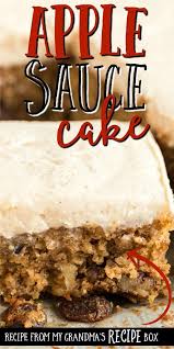 Applesauce Cake Applesauce Cake Applesauce Cake Recipe Recipes