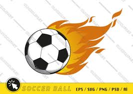 サッカー ボール SVG サッカーボール Cricut の Svg サッカー Png 炎のSvg スポーツ Svg ファイルをカット クリップアート  シャツのデザイン カスタムロゴ - Etsy 日本