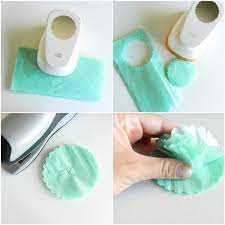 You can make these small tissue paper pompom flowers for a gift wrapping. How To Make Mini Tissue Paper Flowers With A Flower Paper Punch Grow Creative Paper Flower Tutorial Tissue Paper Flowers Tissue Paper Flowers Diy