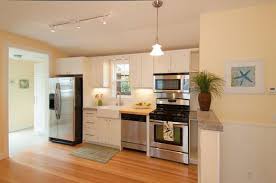 straightforward small apartment kitchen