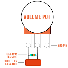 This mod will help retain the high frequencies that are lost when the volume setting is reduced. Treble Bleed Mod I