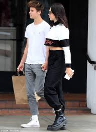 Amelia hamlin cuddled up to her much older boyfriend scott disick as she celebrated her 20th birthday on saturday night. Amelia Hamlin Is Seen With Beau Fenton Merkell In West Hollywood Daily Mail Online