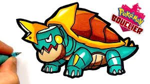 The pokémon company international is not responsible for the content of any linked website that is dessin animé pokémon. Tuto Dessin Torgamord Pokemon Epee Et Bouclier Youtube