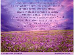It can turn a meal into a feast, a house into a home, a stranger into a friend. Quote Poster Gratitude Unlocks The Fullness Of Life What Will Matter