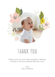 Baby gift thank you cards should be sent out as soon as possible after the event. Baby Shower Thank You Cards Paperlust