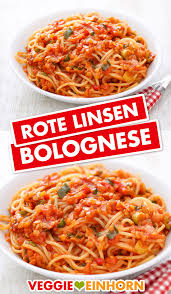 Schnelle Linsen Bolognese Rezept Linsenbolognese Leckere Vegane Rezepte Rote Linsen Bolognese