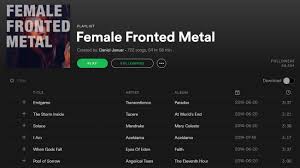 Keep track of your submissions with this helpful spotify playlist submission tracker. Added To Female Fronted Metal Spotify Playlist