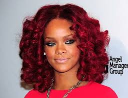 10 easy date night hair ideas rihanna red hair burgundy hair rihanna hairstyles