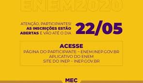 Como recuperar a senha do enem e da página do participante do enem 2020? Enem Inscricoes Abertas Ate 22 De Maio Instituto Federal De Educacao Ciencia E Tecnologia Do Ceara Ifce