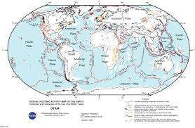 Use the map above to answer the questions below. Evolving Earth Plate Tectonics