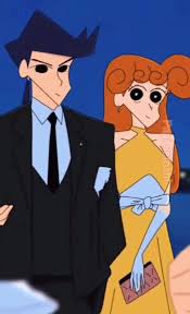 Rii. on X: Himawari and Kazama marry each other in Shinchan  t.coXhAtIEL6qX  X