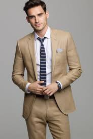 Standard size and custom made color: Image 340823 Wedding Suits Men Ludlow Suit Khaki Suits