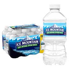 Gt factory mountain bike water bottle 600ml bpa free clear/blue/yellow. Ice Mountain Brand Natural Spring Water 12 Oz Amazon Com Grocery Gourmet Food