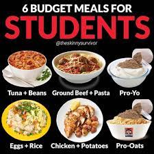 6 Budget Meals For Students By Theskinnysurvivor Got A Big Desire For Change But A Small Budget Here Are 6 M Student Recipes Budget Meals Meals
