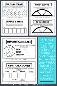 They work well and make strong compositions. Color Theory For Kids A Free Printable Book The Kitchen Table Classroom