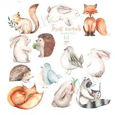 Cute Small Animals Iron On Patch For Clothing Badge Stickers Clothes Animal Thermal Forest Animals Illustration Animal Illustration Cute Animal Illustration