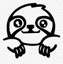 Download Hd Looking For A Cute Animal Face Decal I Ve Got Pigs Sloth Clipart Png Download And Use The Free Clipart For In 2020 Animal Faces Cute Animals Clip Art