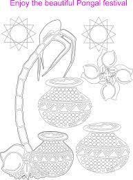 Nature pictures mattu pongal happy pongal cute baby wallpaper lion wallpaper bulls wallpaper colorful wallpaper. Beautiful Pongal Coloring Printable Page