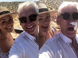 Holly willoughby's children give phillip schofield surprise birthday gift it was a rare photo of holly and dan together. Holly Willoughby S Pranks Phillip Schofield On Holiday
