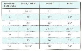 size guide platinum by matilda jane clothing