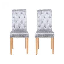 However, all chairs are engineered to provide an appropriate seating position at meal times and so offer the perfect blend of comfort and style. Crushed Velvet Dining Chairs Neo Direct