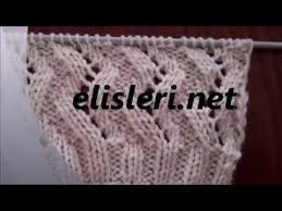 Ajurlu Zikzak Orgu Modeli Openwork Zigzag Knitting Model Youtube Zikzak Orgu Egitimleri Orgu