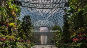 The world's best airport for the fourth after a bunch of airflow studies of the glass dome, the wet team's solution was to change up the flow of the waterfall. See Inside The New Jewel Changi The World S Swankiest Airport