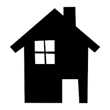 Vector Graphics Of Silhouette Of A Simple House Free Svg Free Clip Art House Silhouette Silhouette Images